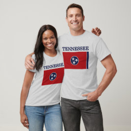 Camiseta Estado do Tennessee Flag American Roupa T shirt