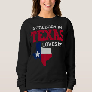 Camiseta Estado Do Texas Alguém No Texas Me Ama