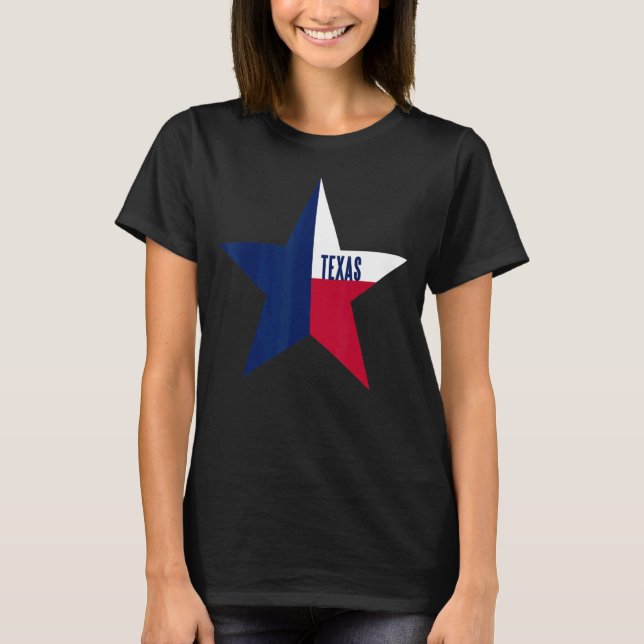Camiseta Estado Do Texas Flag (Frente)
