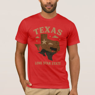Camiseta Estado do Texas Lone Star - Um tributo à independê