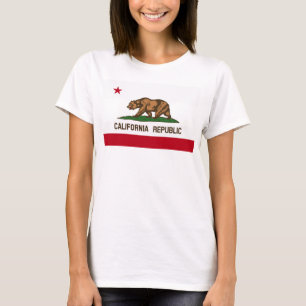 Camiseta Estado do Urso da República da Califórnia