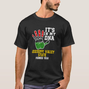 Camiseta Estado do Vale do Mississippi, MVSU, Desig HBC de 