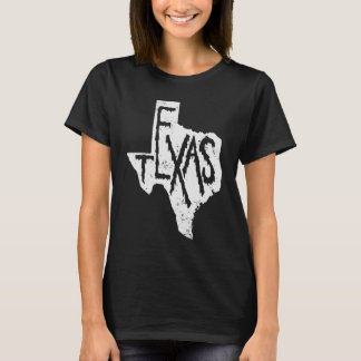 Camiseta Estado dos EUA do Texas Map Outline