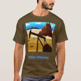 Camiseta Estado dos EUA no Novo México Salm 28 My Heritance