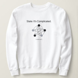 Camiseta Estado É Complicado Humor de Programador Feminino