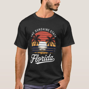 Camiseta Estado Ensolarado Flórida Sol Palmeiras Praia R