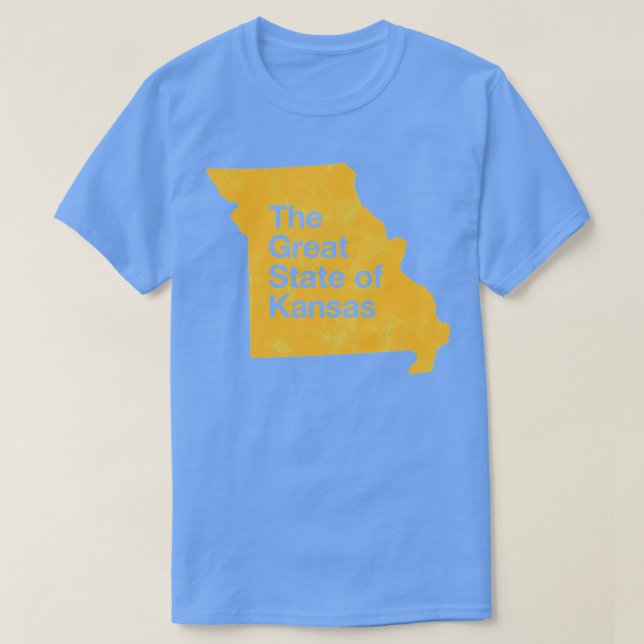 Camiseta Estado excelente do Kansas (Frente do Design)