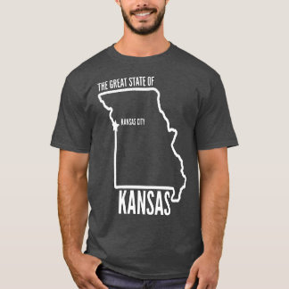 Camiseta Estado Excelente do Kansas 4