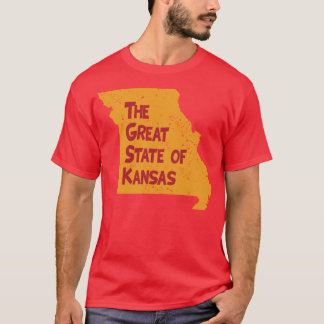 Camiseta Estado Excelente Dos Chefes Das Cidades Do Kansas 