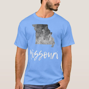 Camiseta Estado inicial do gráfico Vintage do mapa do Misso