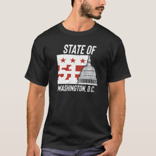 Camiseta Estado Lavingtoniano Nativo De Washington D C 1