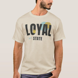 Camiseta ESTADO LEAL – Design de Tipografia Geométrica para