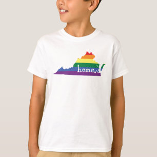 Camiseta Estado Orgulho gay  Virgínia