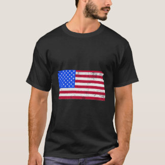 Camiseta Estado Patriótico De Kansas Usa Bandeira Para