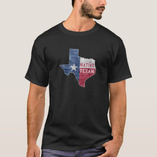 Camiseta Estado Texano Nativo Do Texas Flag T Shirt