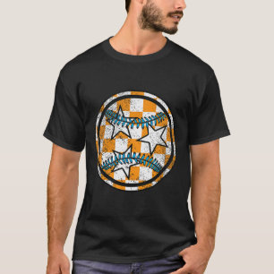Camiseta Estado Voluntário Laranja Tennessee Vender Softll