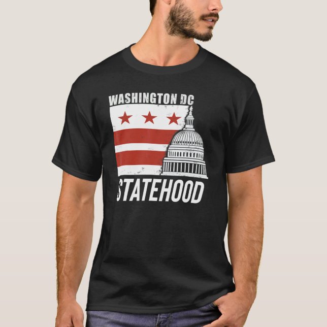 Camiseta Estado Washington Nativo De Washington D C (Frente)