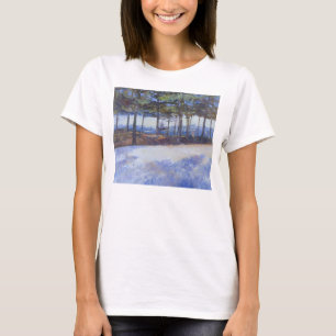 Camiseta Estados de Nova Iorque congelados do lago