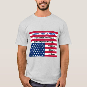 CAMISETA ESTADOS FALHADOS DA AMÉRICA