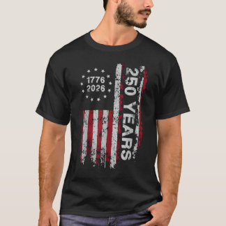 Camiseta Estados Unidos 250º Aniversário de Nascimento Retr