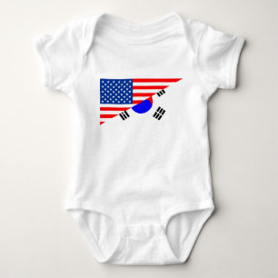 Camiseta Estados Unidos, América, coreia, meia bandeira us