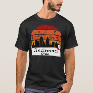 Camiseta estados unidos de Cincinnati ohio da américa Skyli