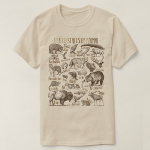 Camiseta Estados Unidos do Animal