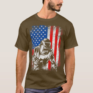 Camiseta Estados Unidos, em dificuldades, American Flag Wel