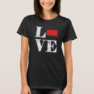 Camiseta Estados Unidos orgulhosos Sinalizador estatal Esta