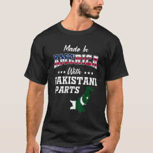 Camiseta Estados Unidos, Partes do Paquistão, Mapa dos Esta