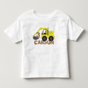 Camiseta Estaleiro de Construção da Camada de Escavador