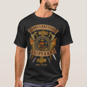 Camiseta Estaleiro Flokis Kattegat Viking Ship - Ringerike