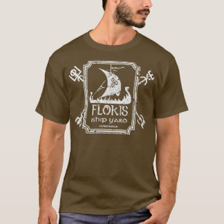 Camiseta Estaleiro Kattegat Viking Navio e Espada