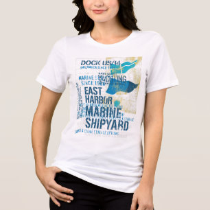 Camiseta Estaleiro Marinho Vintage - Iaca Náutica da Costa