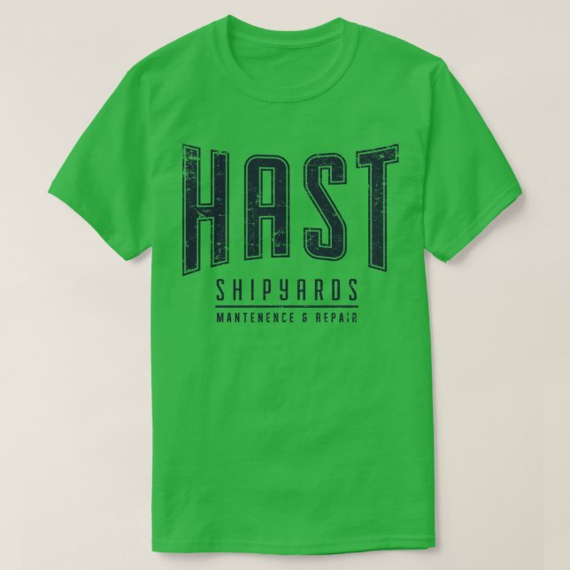 Camiseta Estaleiros HAST (Frente do Design)