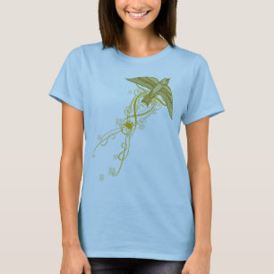 Camiseta Estamenha dourada