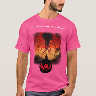 Camiseta Estamos Aqui Para Suas Mulheres. Ufo Arms