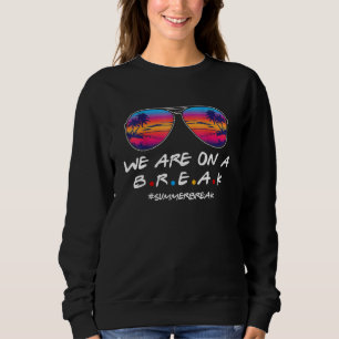 Camiseta Estamos de Férias Férias de Verão Óculos de Sol Úl