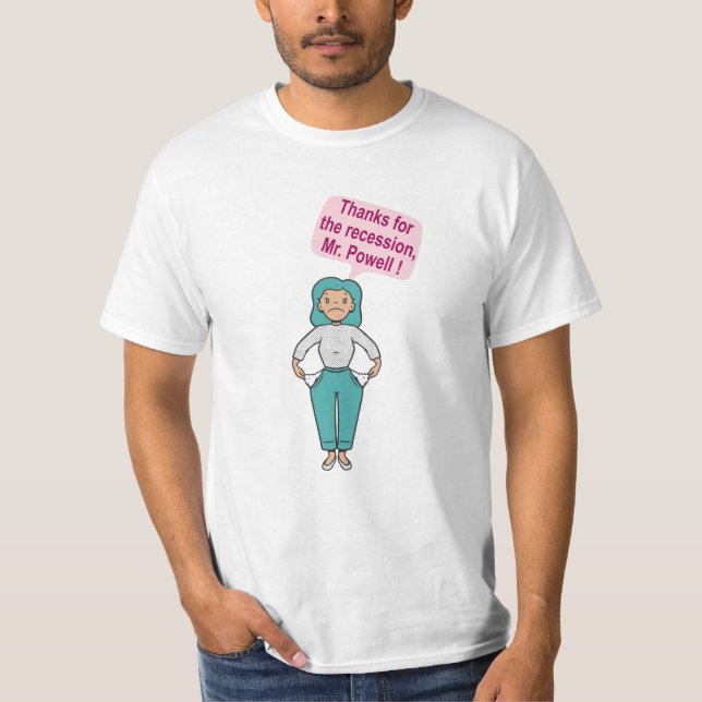 Camiseta Estamos em recessão? (Frente)