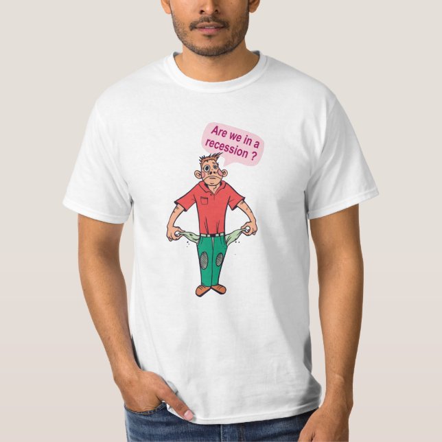Camiseta Estamos em recessão? (Frente)