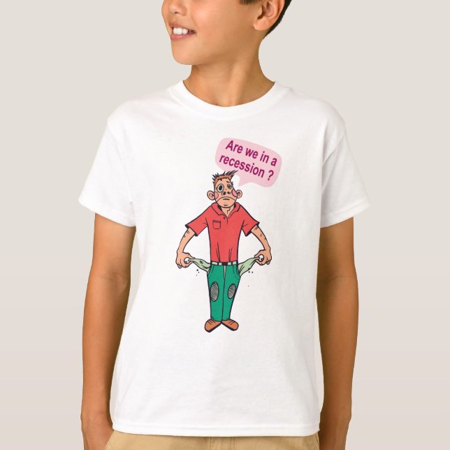 Camiseta Estamos em recessão? (Frente)