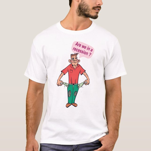 Camiseta Estamos em recessão? (Frente)