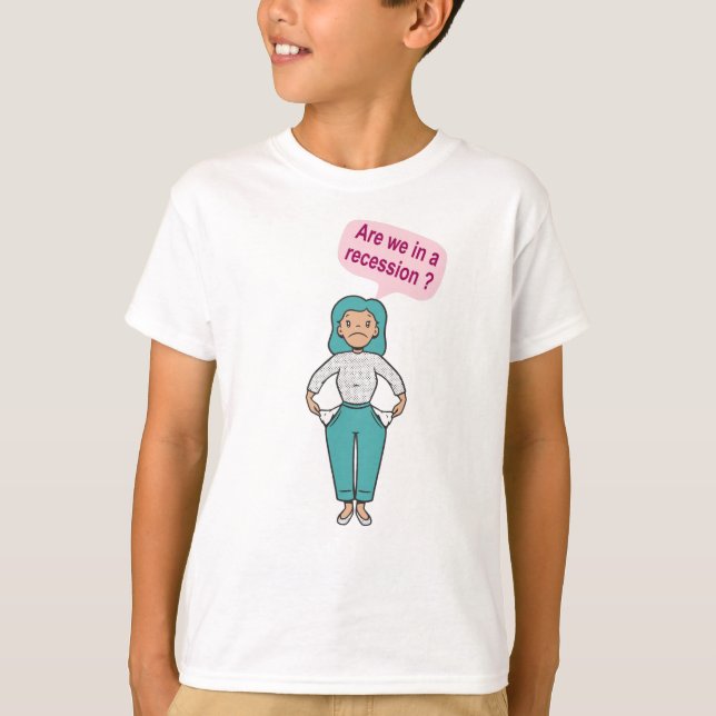Camiseta Estamos em recessão? (Frente)