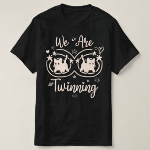 Camiseta Estamos Gêmeos com Pulseiras do Meu Melhor Amigo D