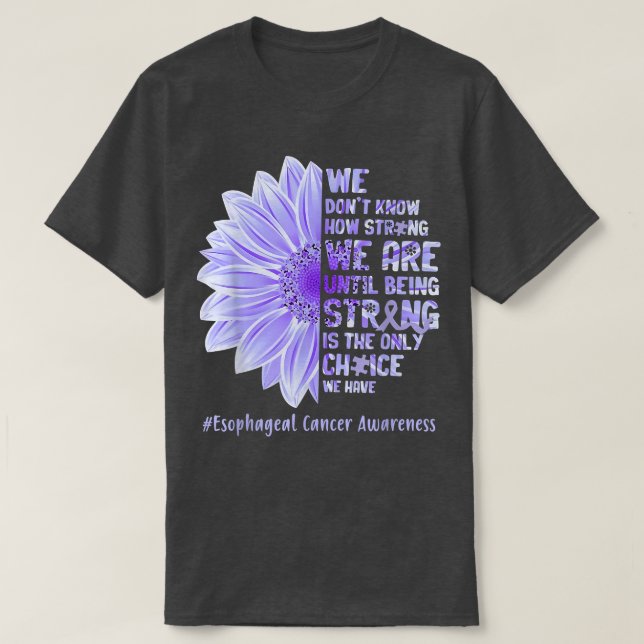 Camiseta Estamos Motivando a Consciência Esofágica do Cance (Frente do Design)