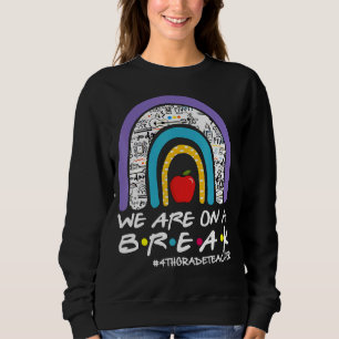 Camiseta Estamos no verão no último dia da escola no 4º ano