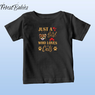 Camiseta Estampa de Animal Leopardo Só uma Garota que Ama G