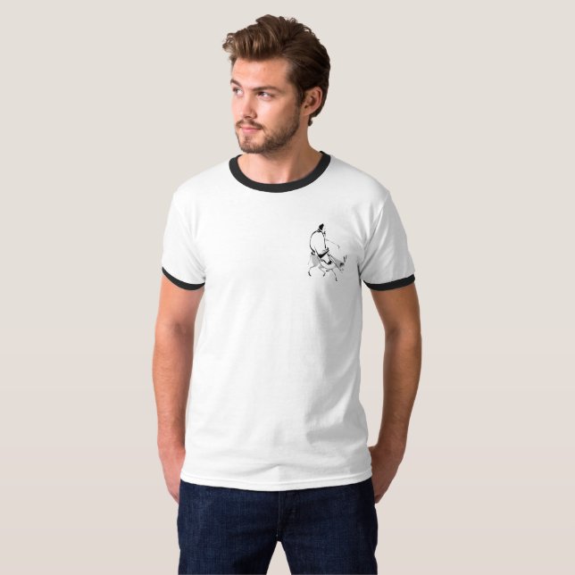 Camiseta Estampa de Kawanabe Kyosai (Frente Completa)