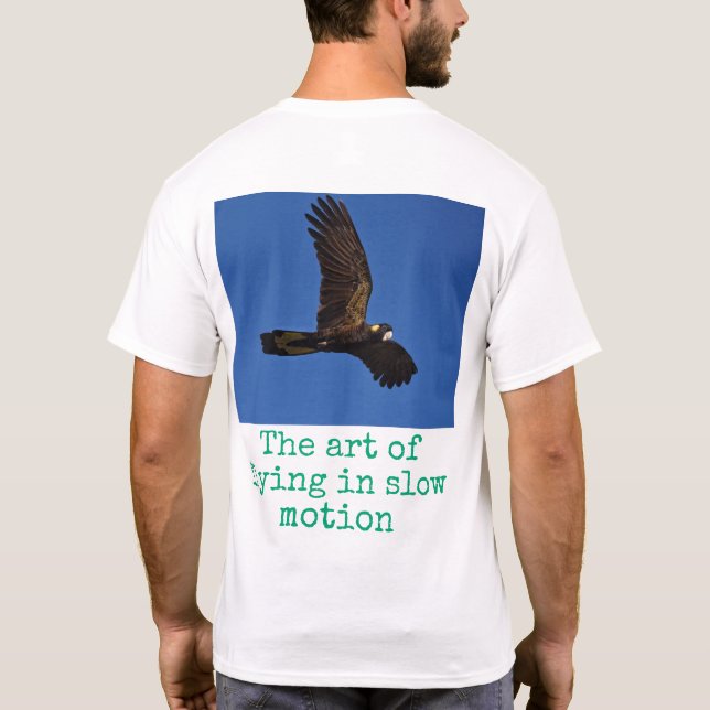 camiseta estampa de pássaro australiano (Verso)