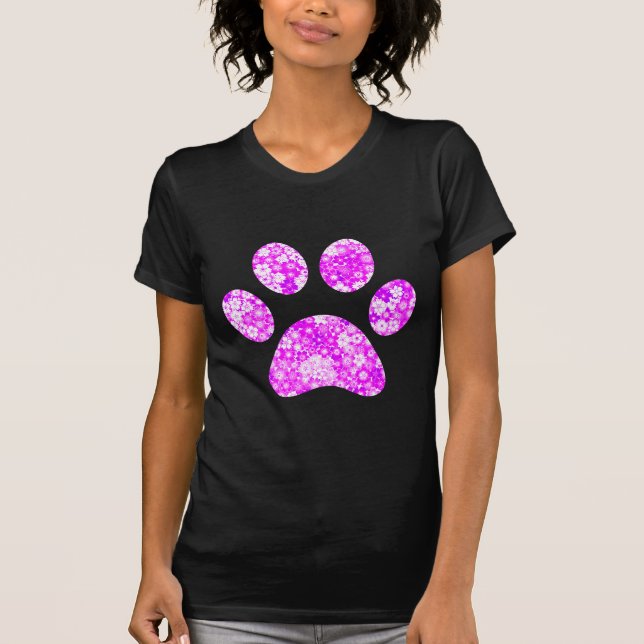 Camiseta Estampa de Pata (Frente)